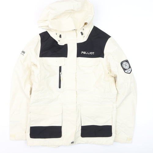 Pelliot Womens Ivory Ski Jacket S Waterproof Windproof Hooded