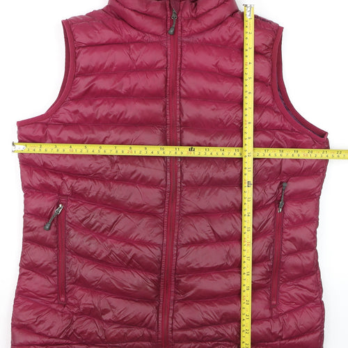 Rohan Men's Red Daybreak Puffer Waistcoat M Lightweight Down Gilet