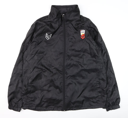 APX Men's Black XL Windbreaker Jacket Lightweight Full Zip Sportswear