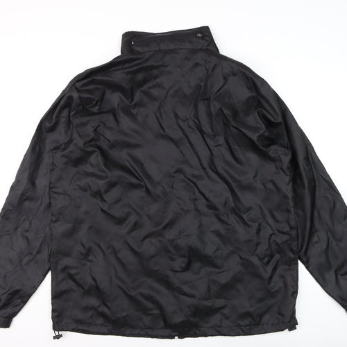 APX Men's Black XL Windbreaker Jacket Lightweight Full Zip Sportswear