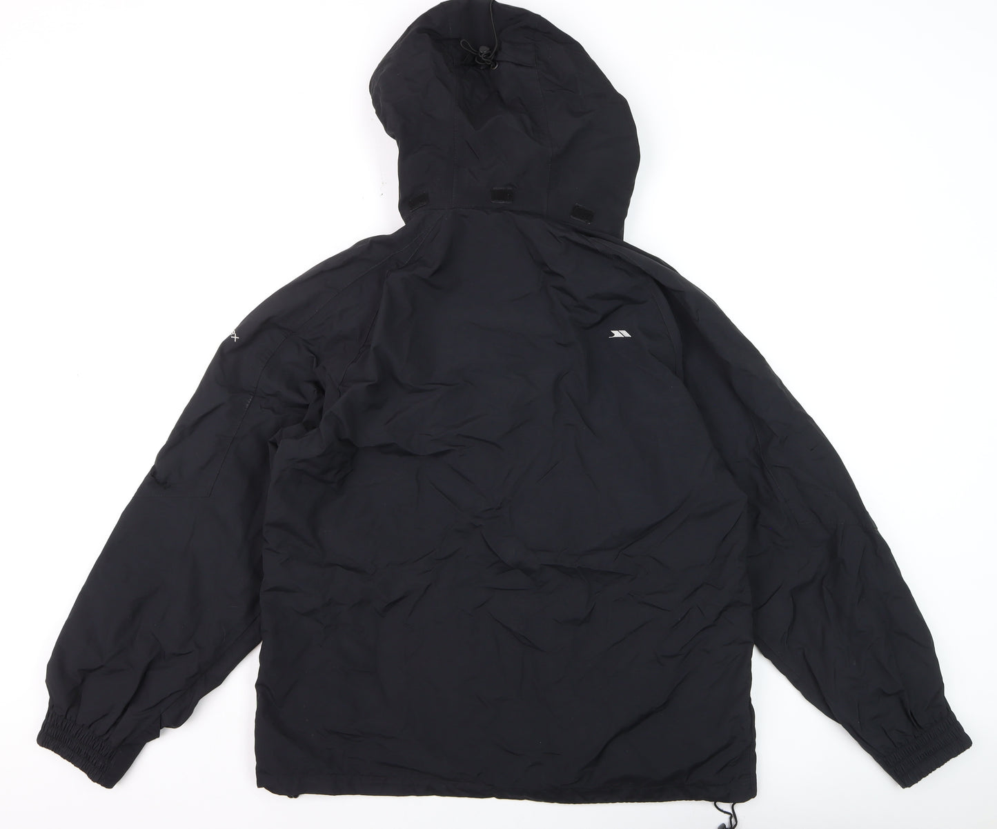 Trespass Men's Black XS Waterproof Hooded Rain Jacket