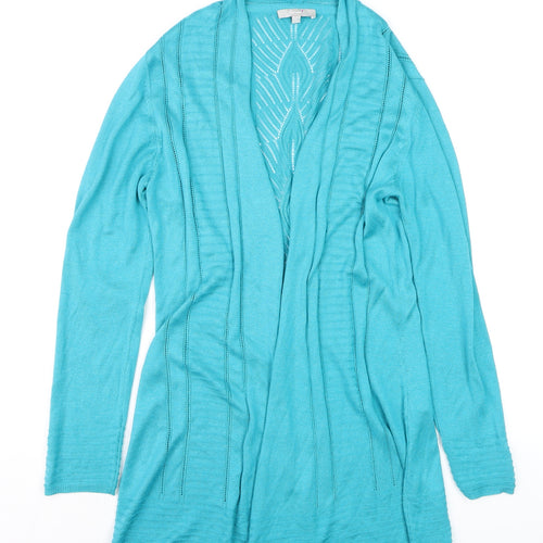 Marks and Spencer Women’s Blue Cardigan L Lightweight Knit