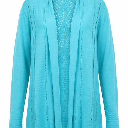 Marks and Spencer Women’s Blue Cardigan L Lightweight Knit