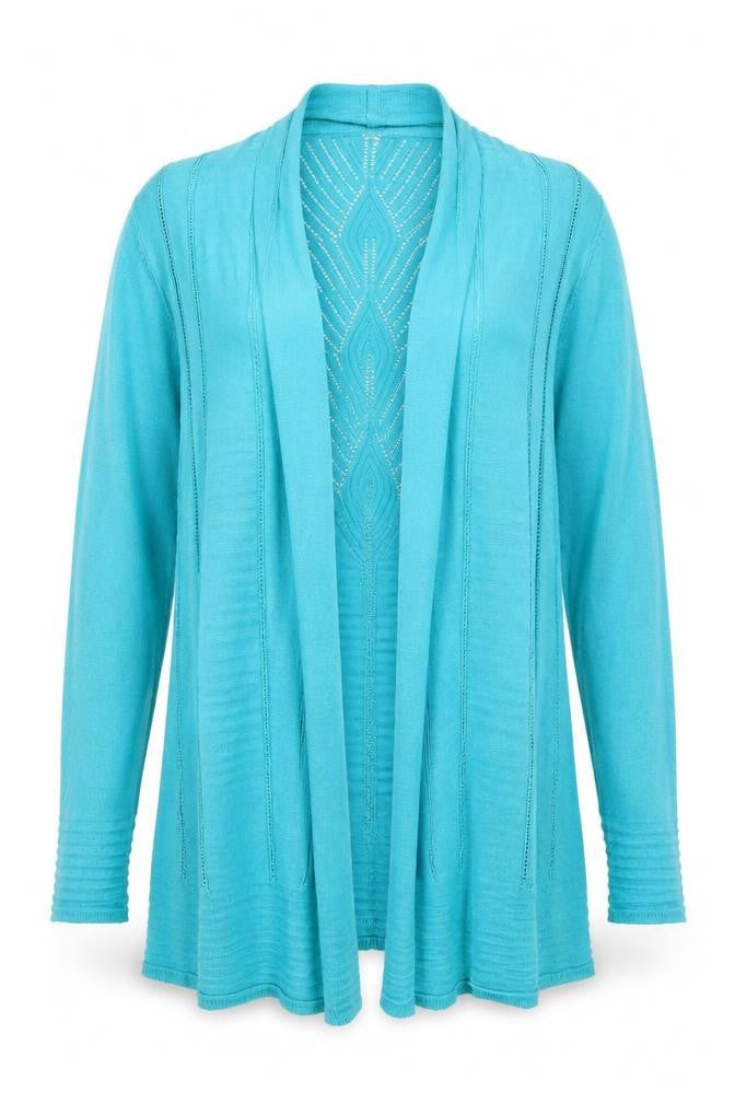 Marks and Spencer Women’s Blue Cardigan L Lightweight Knit