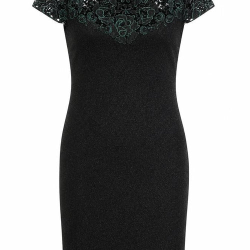 Phase Eight Women’s Black Lace Bodycon Dress UK 10 Elegant Party Wear