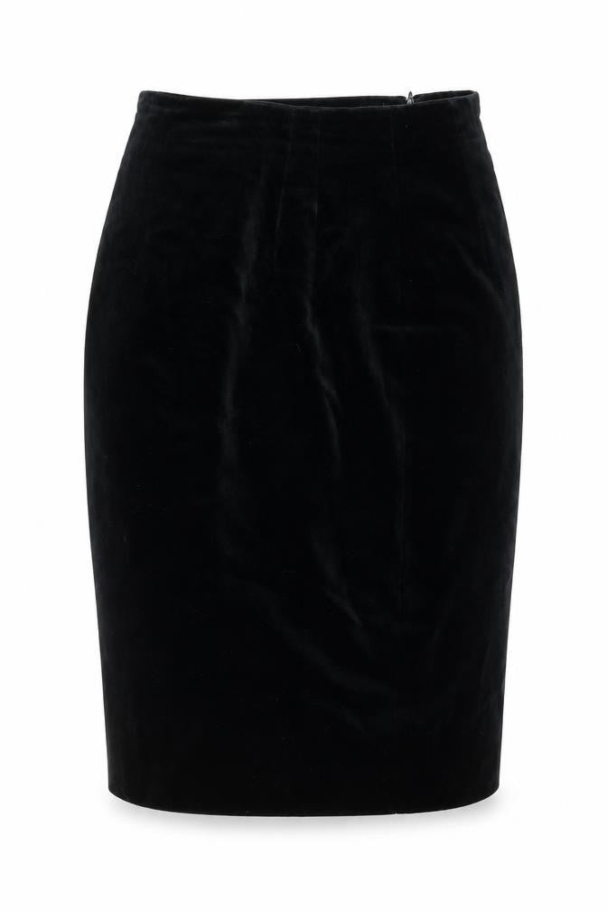 Jones New York Women’s Black Velvet Pencil Skirt Size 12