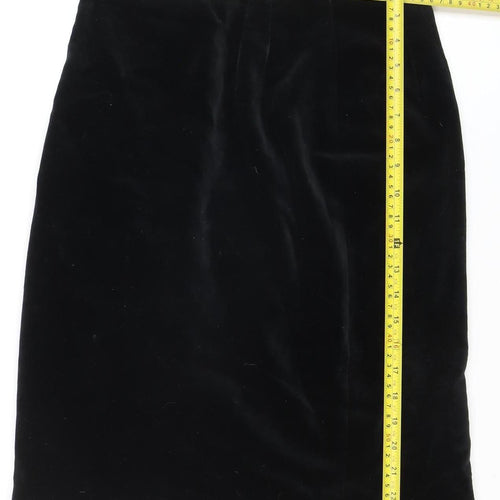Jones New York Women’s Black Velvet Pencil Skirt Size 12
