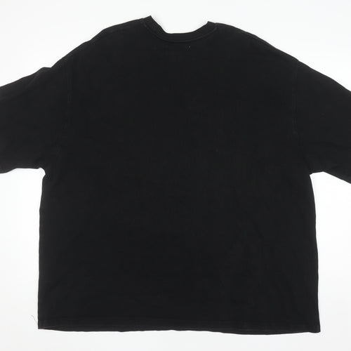 Little Sunny Bite Women's Black Love Graphic T-Shirt M Relaxed Fit