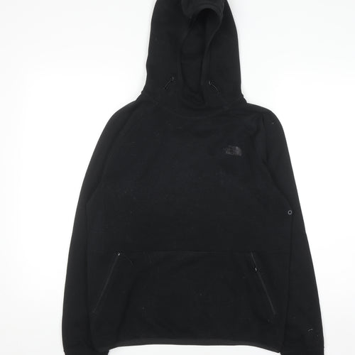 The North Face Men's Black Pullover Hoodie Size S Polyester Fleece