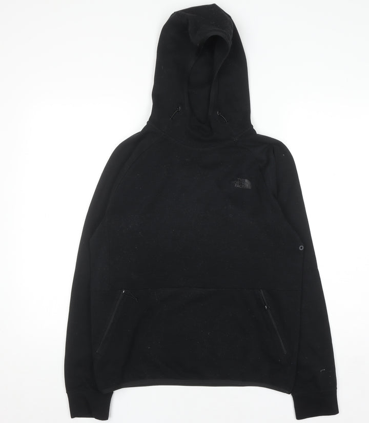 The North Face Men's Black Pullover Hoodie Size S Polyester Fleece