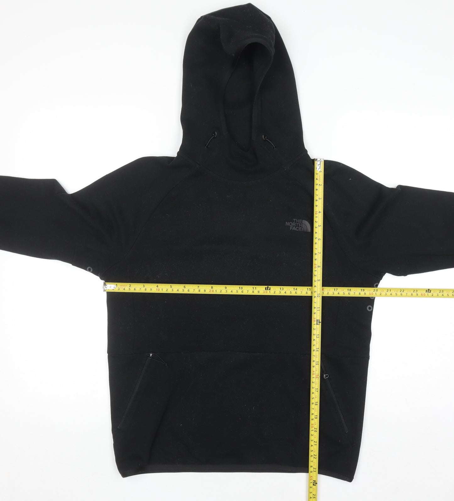 The North Face Men's Black Pullover Hoodie Size S Polyester Fleece