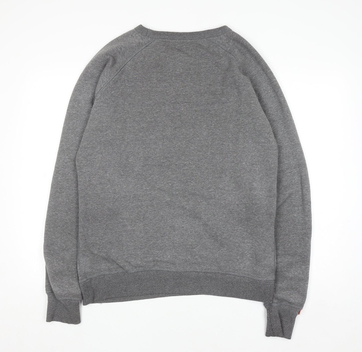 Superdry Mens Grey L Pullover Graphic Logo Sweatshirt