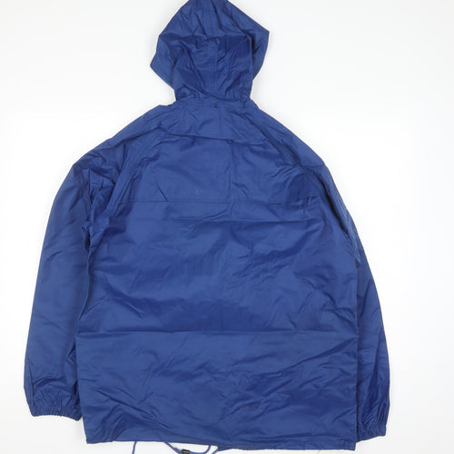 Regatta Men's Blue Waterproof Hooded Rain Jacket S