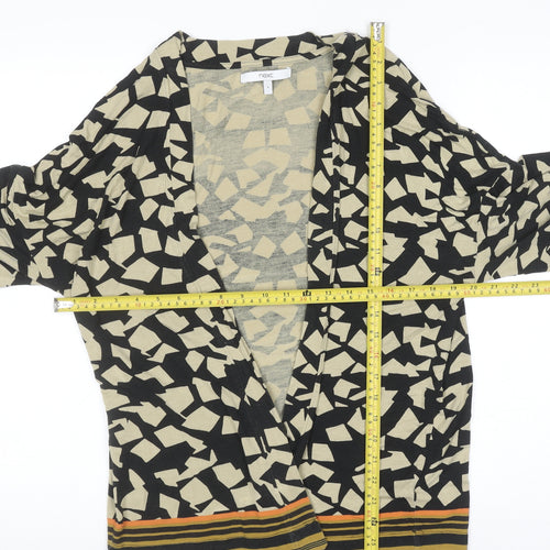 Next Womens Multicoloured Geometric Cardigan Small Viscose Blend