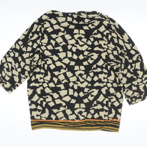 Next Womens Multicoloured Geometric Cardigan Small Viscose Blend