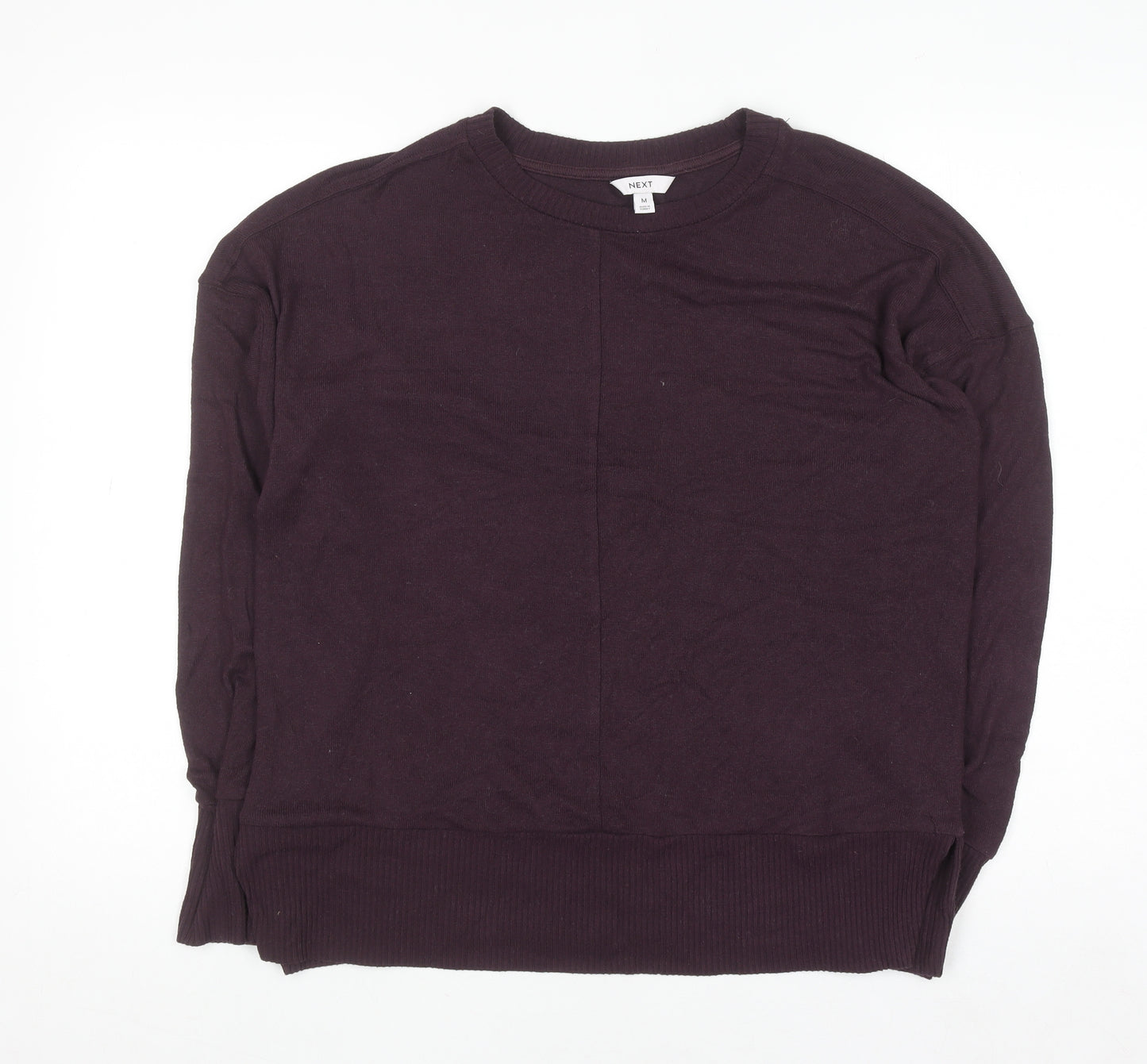 Next Men's Purple Crew Neck Pullover Jumper Size M