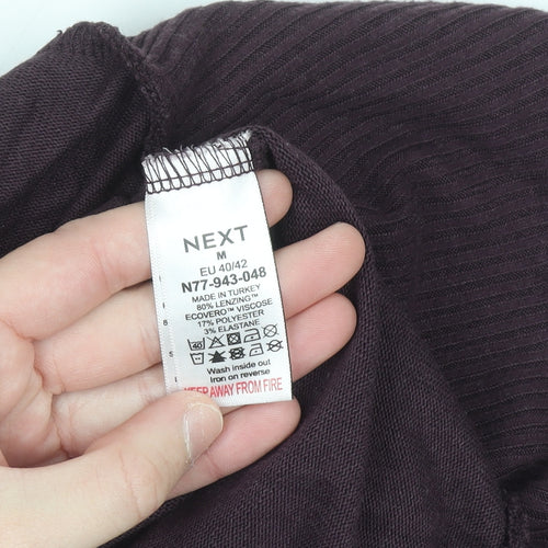 Next Men's Purple Crew Neck Pullover Jumper Size M