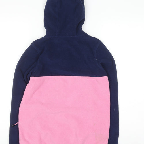 Joules Girls Multicoloured Full Zip Fleece Hoodie Size 11 Years