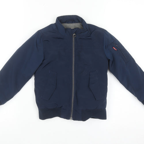 Levi's Boys Blue Bomber Jacket Size 4 Years Lined Polyester Zip-Up