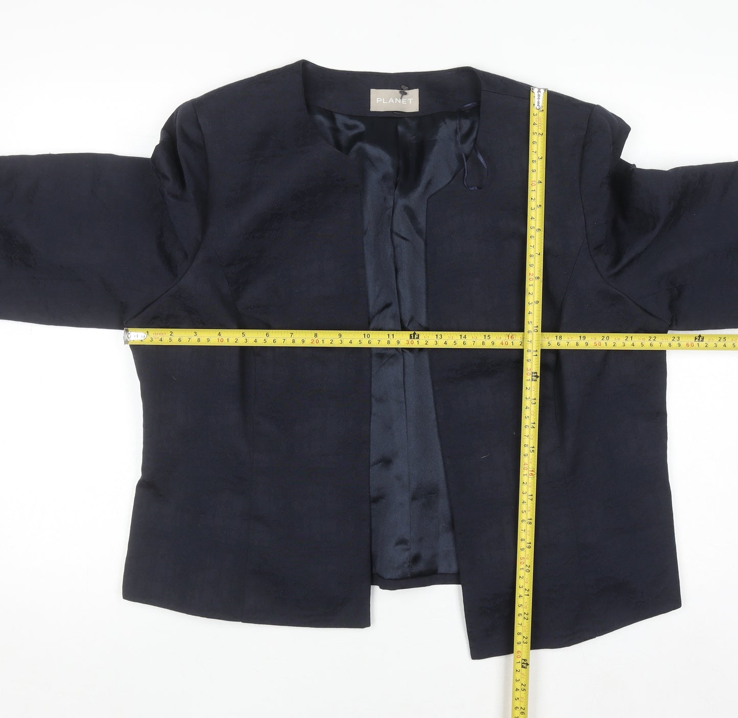 Planet Women's Blue Size 18 Tailored Lined Blazer Jacket