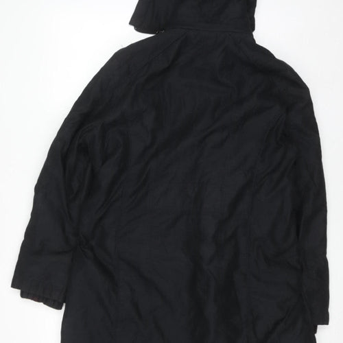 Marks and Spencer Per Una Women’s Black L Hooded Parka Coat Water Resistant