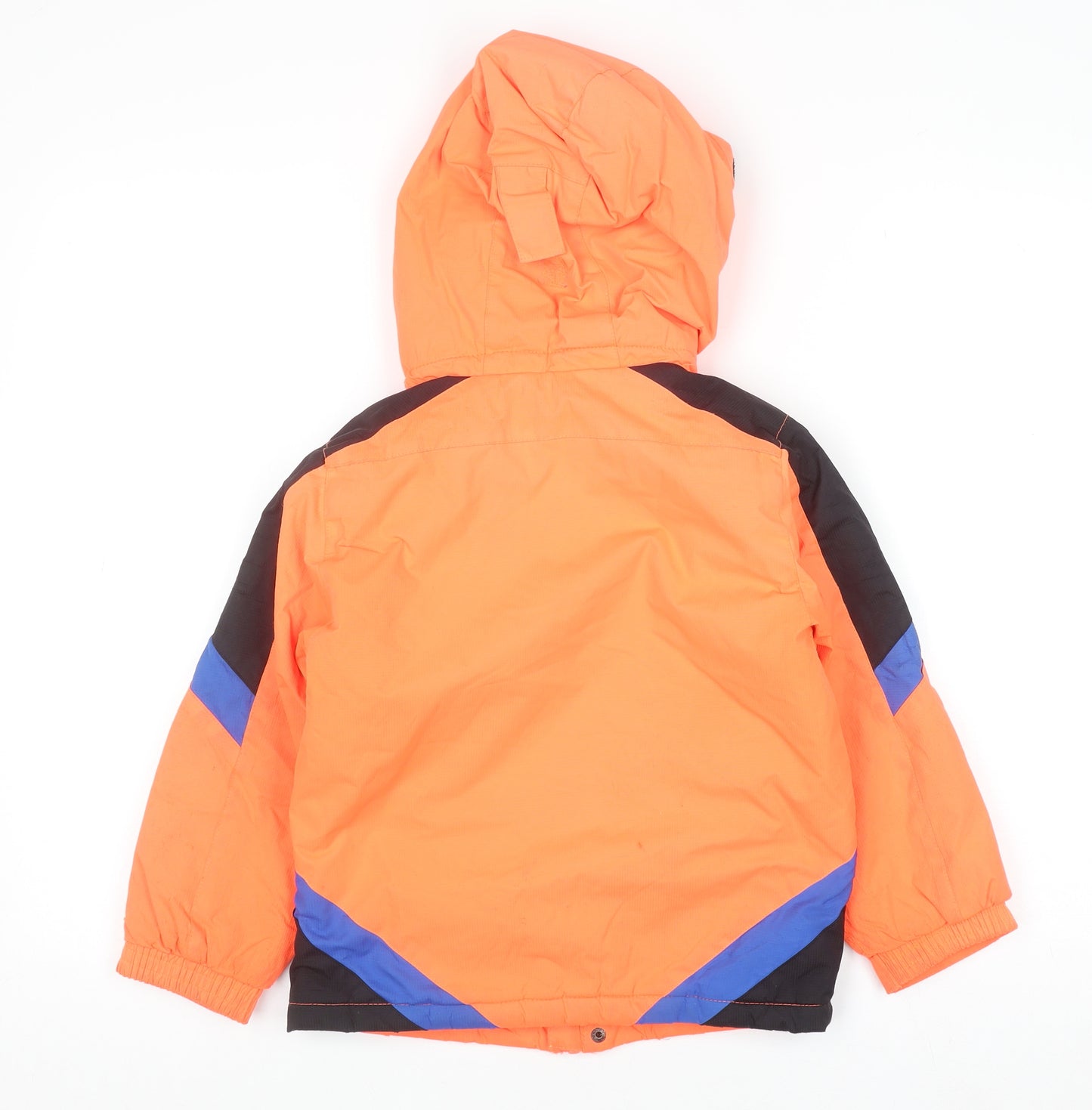 Mountain Warehouse Boys Orange 5-6 Years Ski Jacket Hooded Waterproof Winter Coat