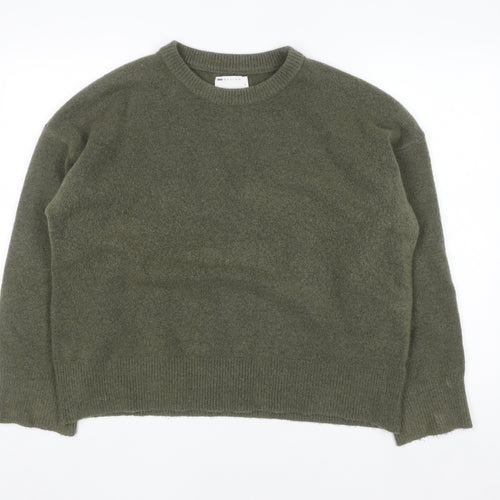 ASOS DESIGN Women’s Green Crew Neck Knit Jumper Size S