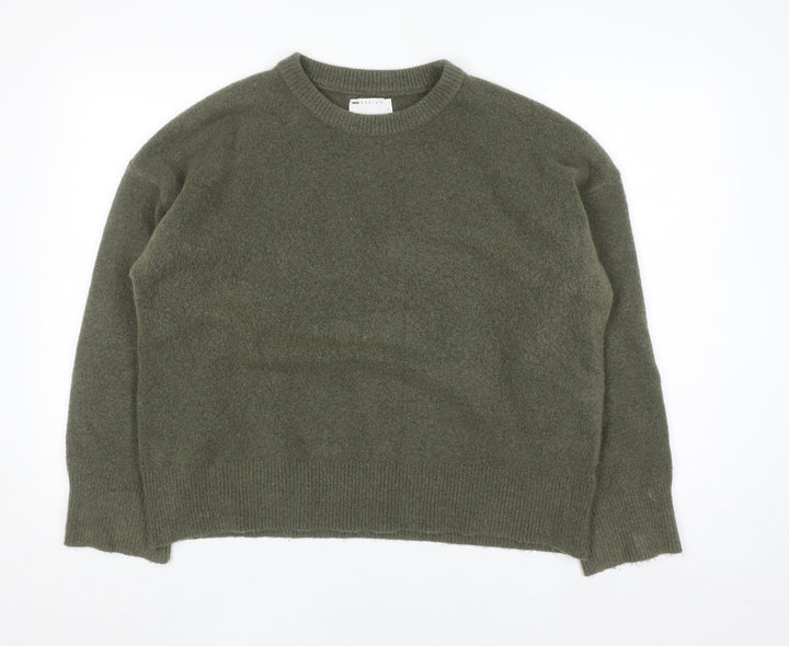 ASOS DESIGN Women’s Green Crew Neck Knit Jumper Size S