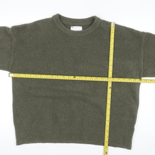 ASOS DESIGN Women’s Green Crew Neck Knit Jumper Size S