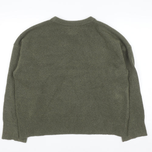 ASOS DESIGN Women’s Green Crew Neck Knit Jumper Size S