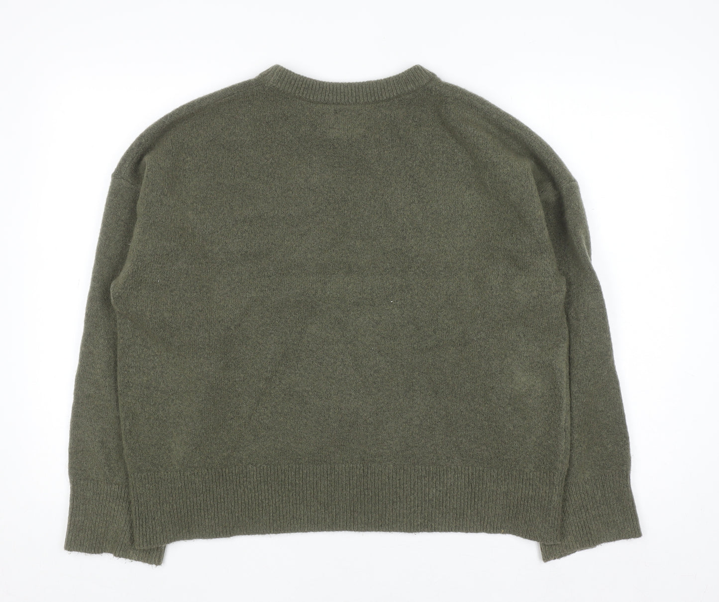 ASOS DESIGN Women’s Green Crew Neck Knit Jumper Size S