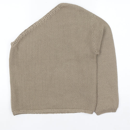 Marks and Spencer Women’s Beige Knit Pullover Jumper Medium