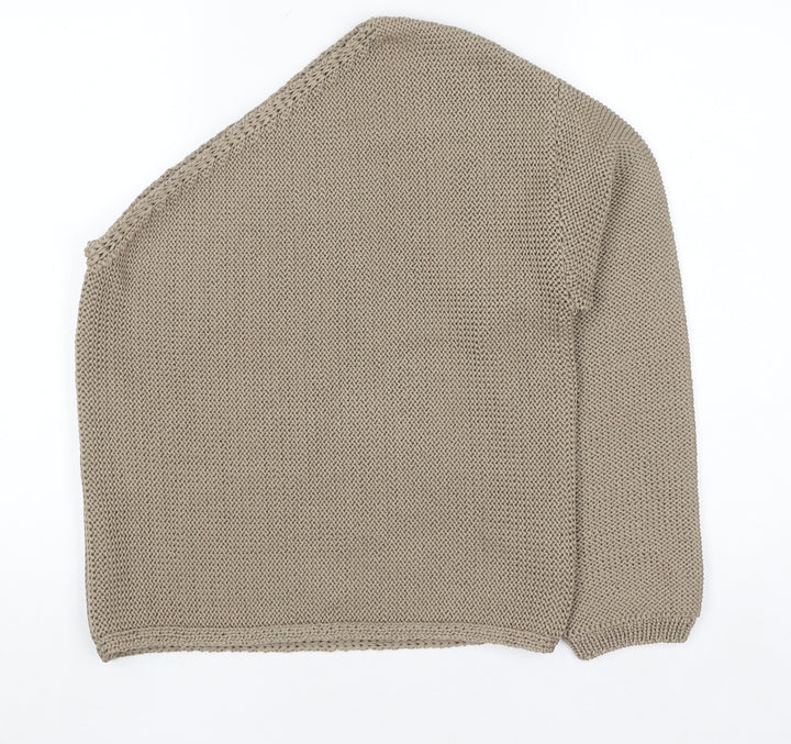 Marks and Spencer Women’s Beige Knit Pullover Jumper Medium