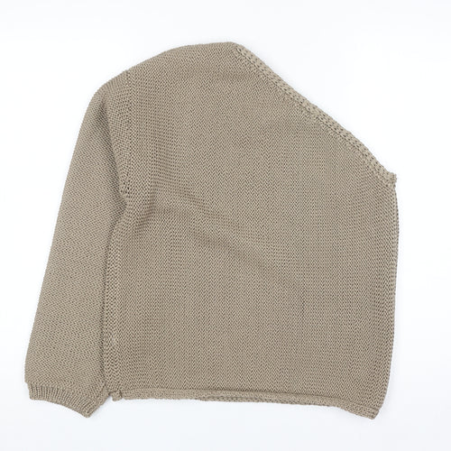 Marks and Spencer Women’s Beige Knit Pullover Jumper Medium