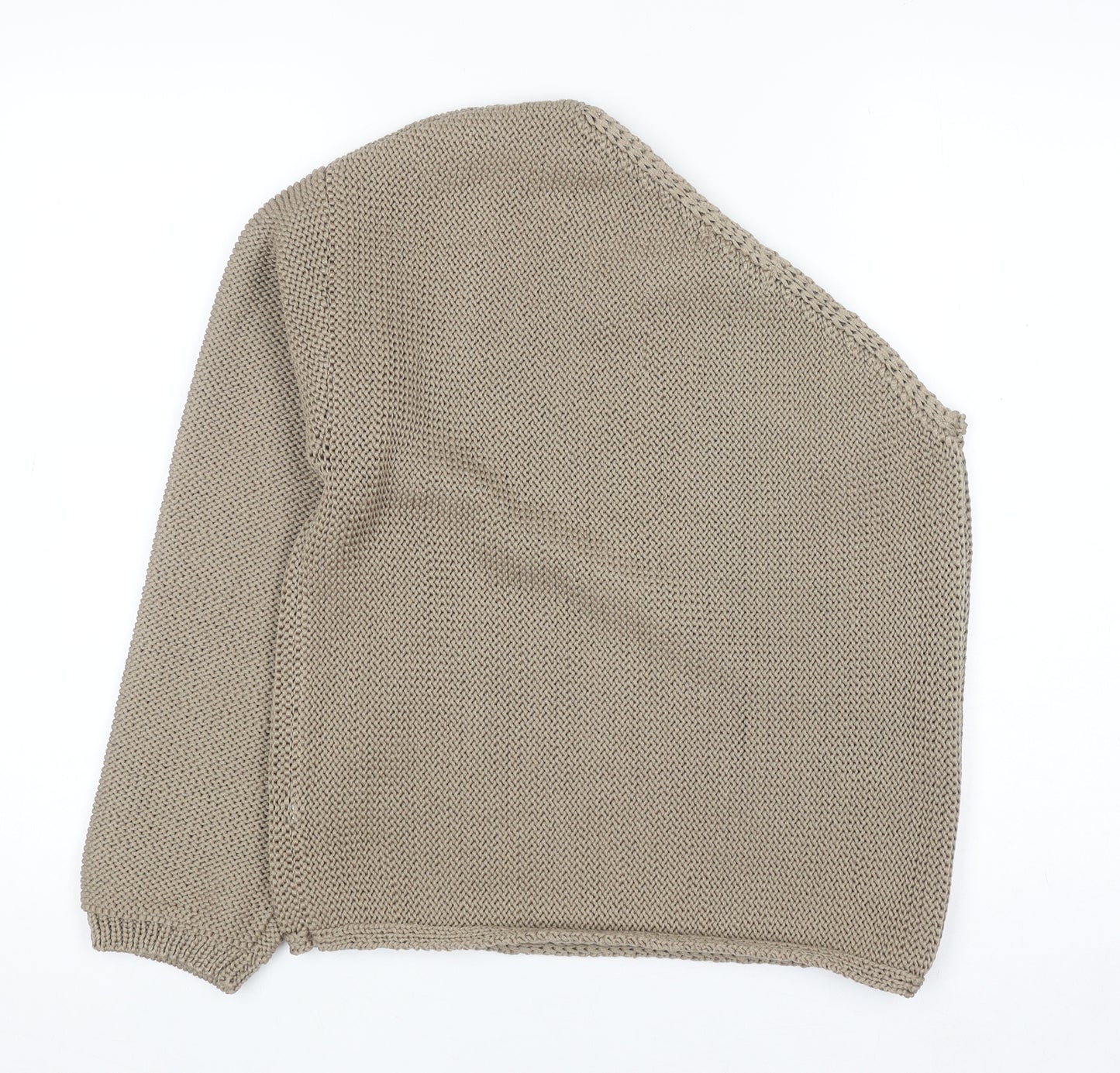 Marks and Spencer Women’s Beige Knit Pullover Jumper Medium