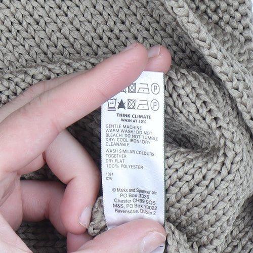 Marks and Spencer Women’s Beige Knit Pullover Jumper Medium
