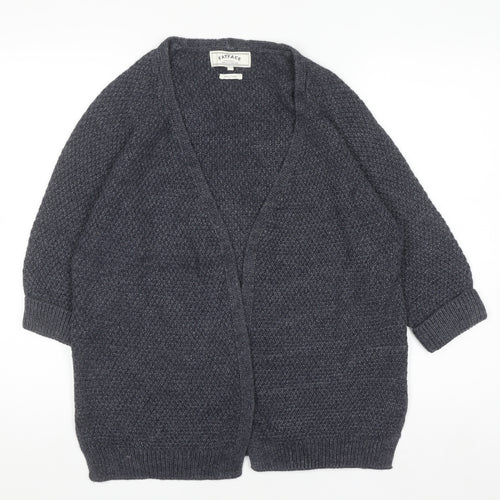 FatFace Women's Blue Knit Open Front Cardigan Size 12