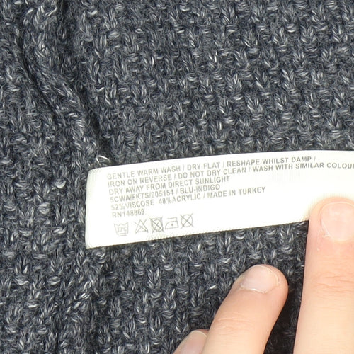 FatFace Women's Blue Knit Open Front Cardigan Size 12