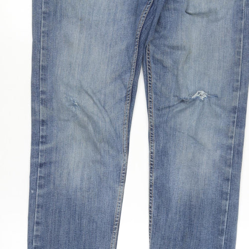 Levi's Women's Blue Denim Skinny Jeans W30 L34 Cotton Blend