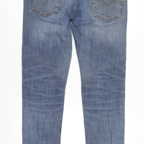 Levi's Women's Blue Denim Skinny Jeans W30 L34 Cotton Blend