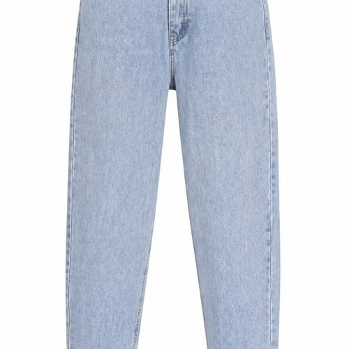 Missguided Women's Blue High Rise Relaxed Tapered Denim Jeans Size 10