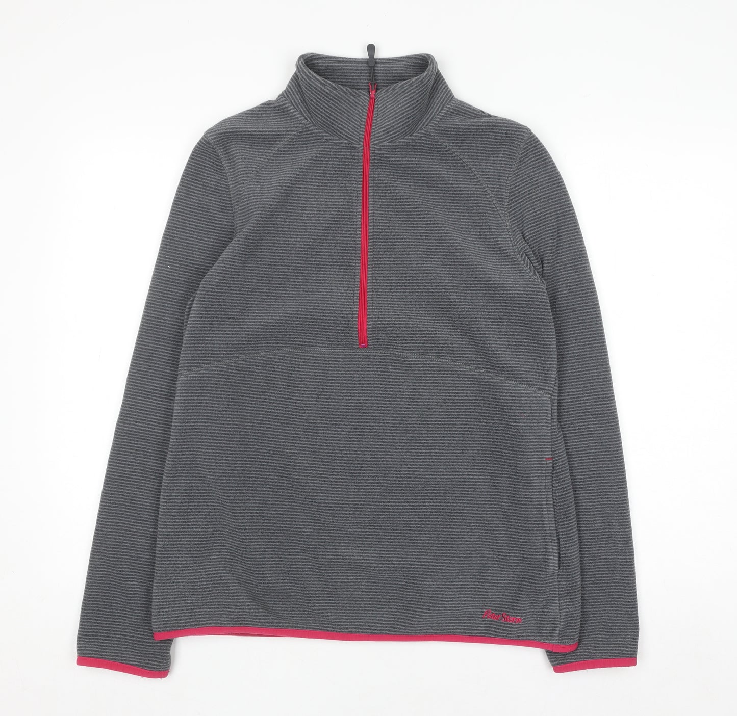 Peter Storm Women's Grey 1/2 Zip Fleece Pullover Size 14