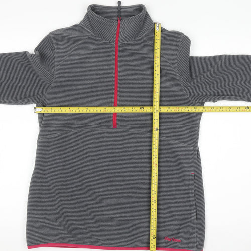 Peter Storm Women's Grey 1/2 Zip Fleece Pullover Size 14