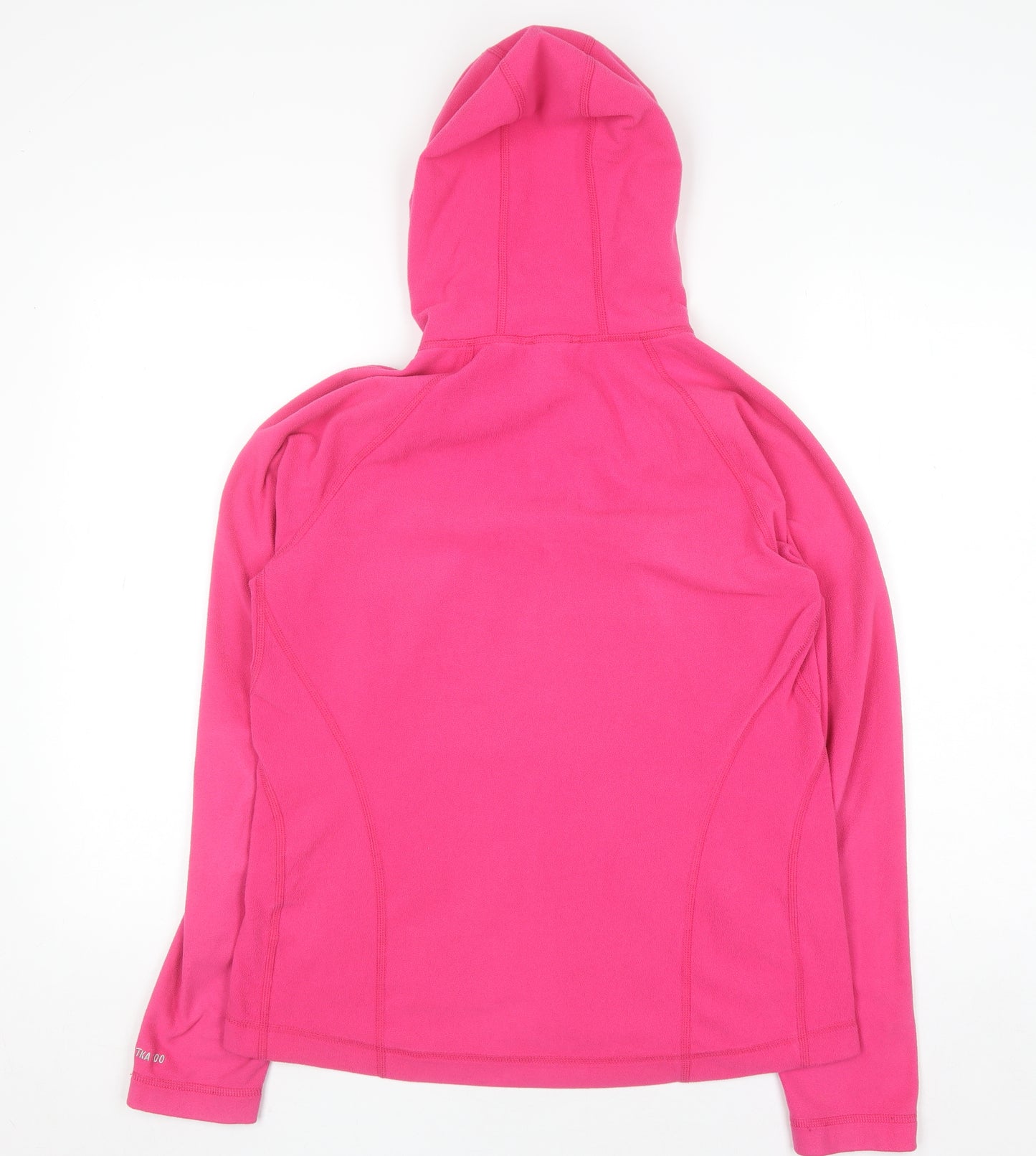 The North Face Womens Pink Full Zip Fleece Hoodie Size L