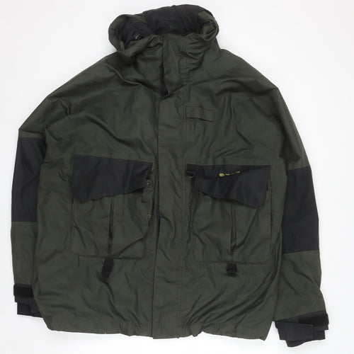 Wychwood Men's Green Waterproof Parka Jacket XXL Outdoor Hooded