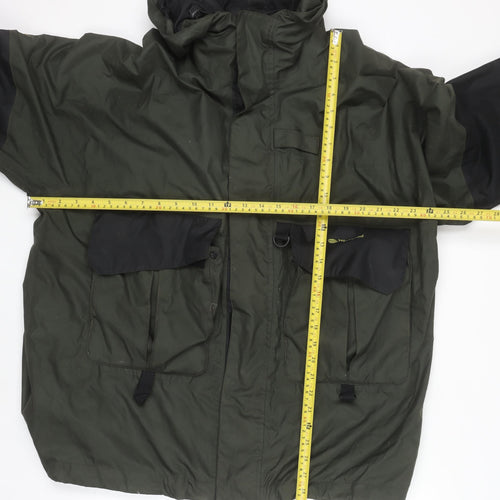 Wychwood Men's Green Waterproof Parka Jacket XXL Outdoor Hooded