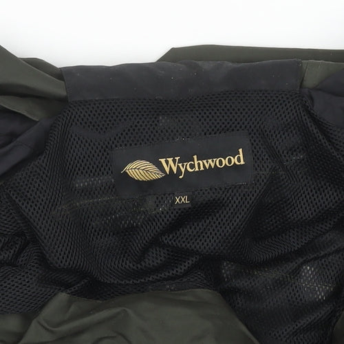 Wychwood Men's Green Waterproof Parka Jacket XXL Outdoor Hooded