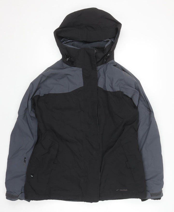 Mountainlife Women's Black Size 14 Hooded Ski Jacket