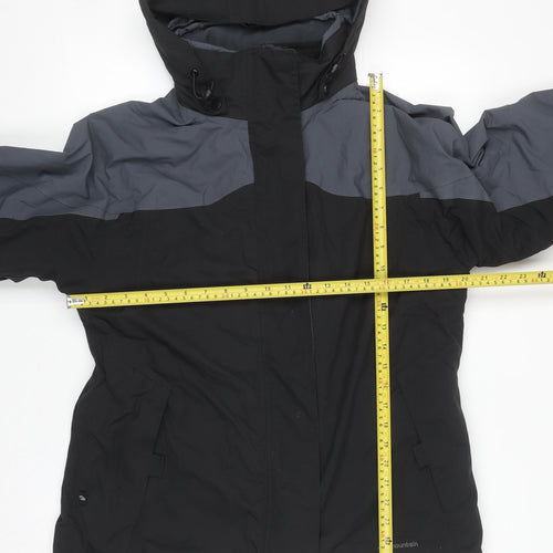 Mountainlife Women's Black Size 14 Hooded Ski Jacket
