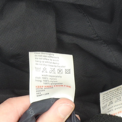 Mountainlife Women's Black Size 14 Hooded Ski Jacket